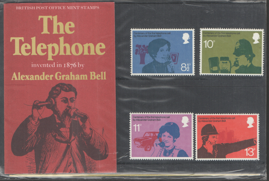 (image for) 1976 The Telephone Royal Mail Presentation Pack 78 - Click Image to Close